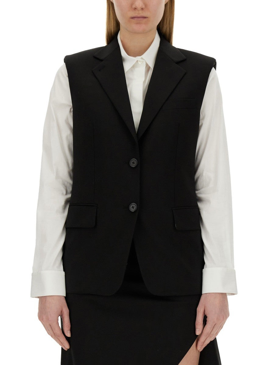 Helmut Lang Women's Wool Vest Black Helmut Lang