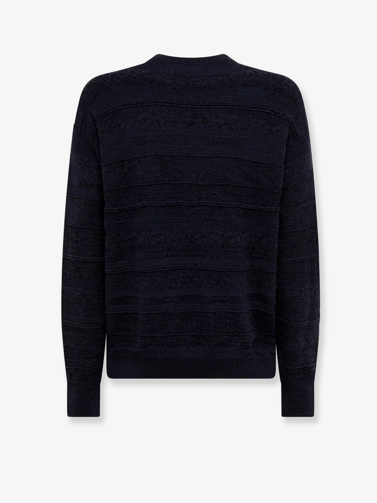 Laneus Men's Viscose and Alpace Blend Sweater Blue, view 2