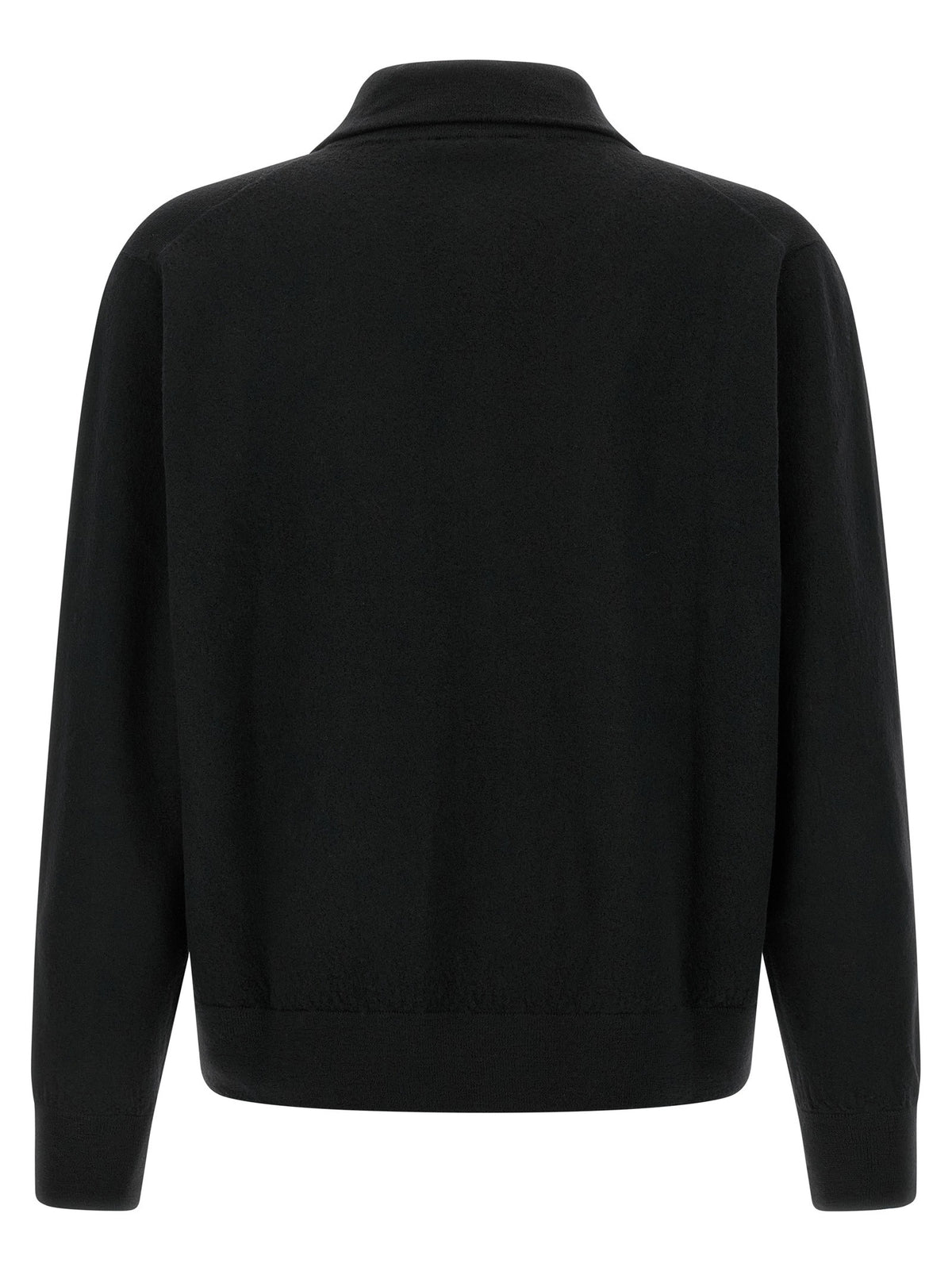 Oliver Lattughi Wool Zip Sweater Black
