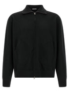 Oliver Lattughi Wool Zip Sweater Black