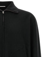 Oliver Lattughi Wool Zip Sweater Black