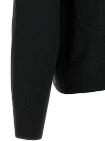 Oliver Lattughi Wool Zip Sweater Black