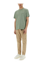 Woolrich Men's Flamed Cotton Shirt Green, view 2