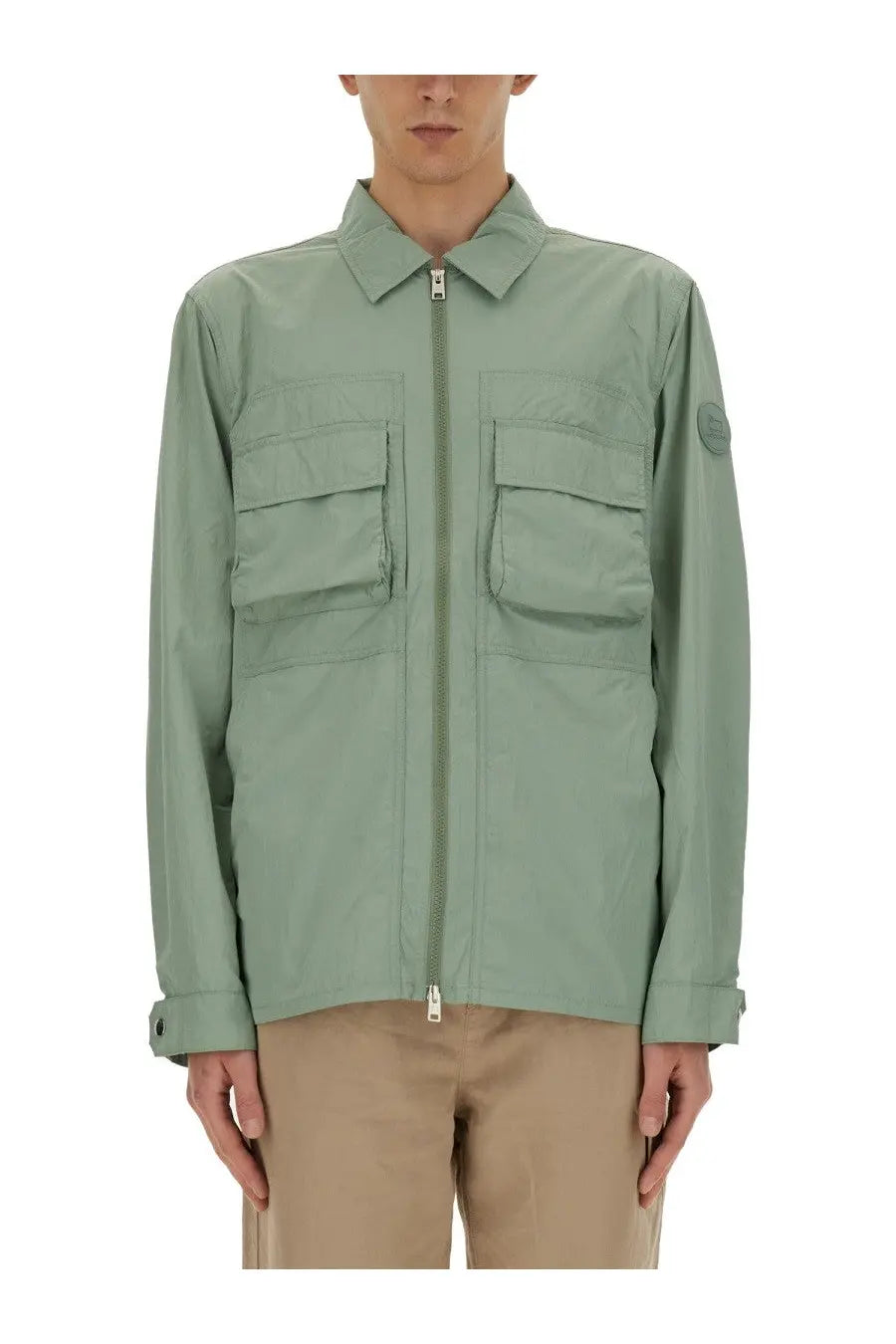 Woolrich Men's Nylon Shirt Green