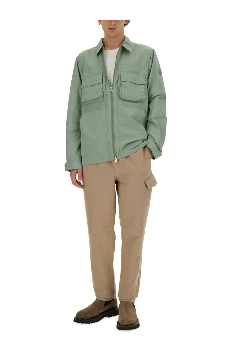 Woolrich Men's Nylon Shirt Green, view 2