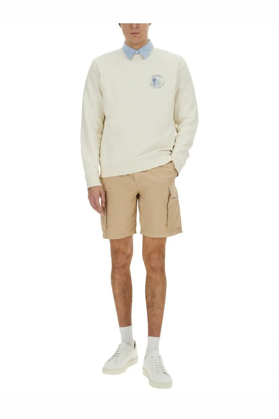 Woolrich Men's Sweatshirt White, view 2