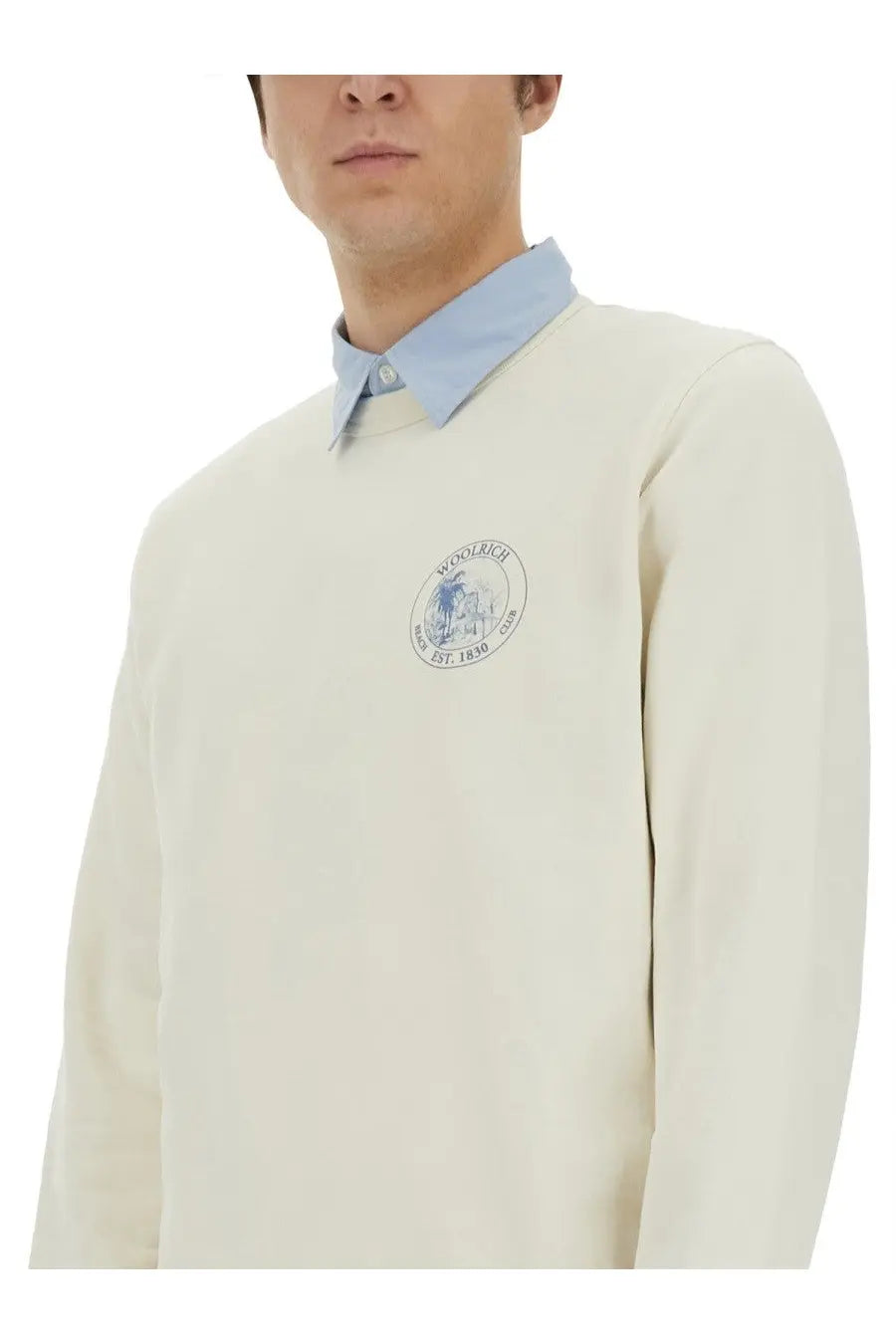 Woolrich Men's Sweatshirt White, view 4
