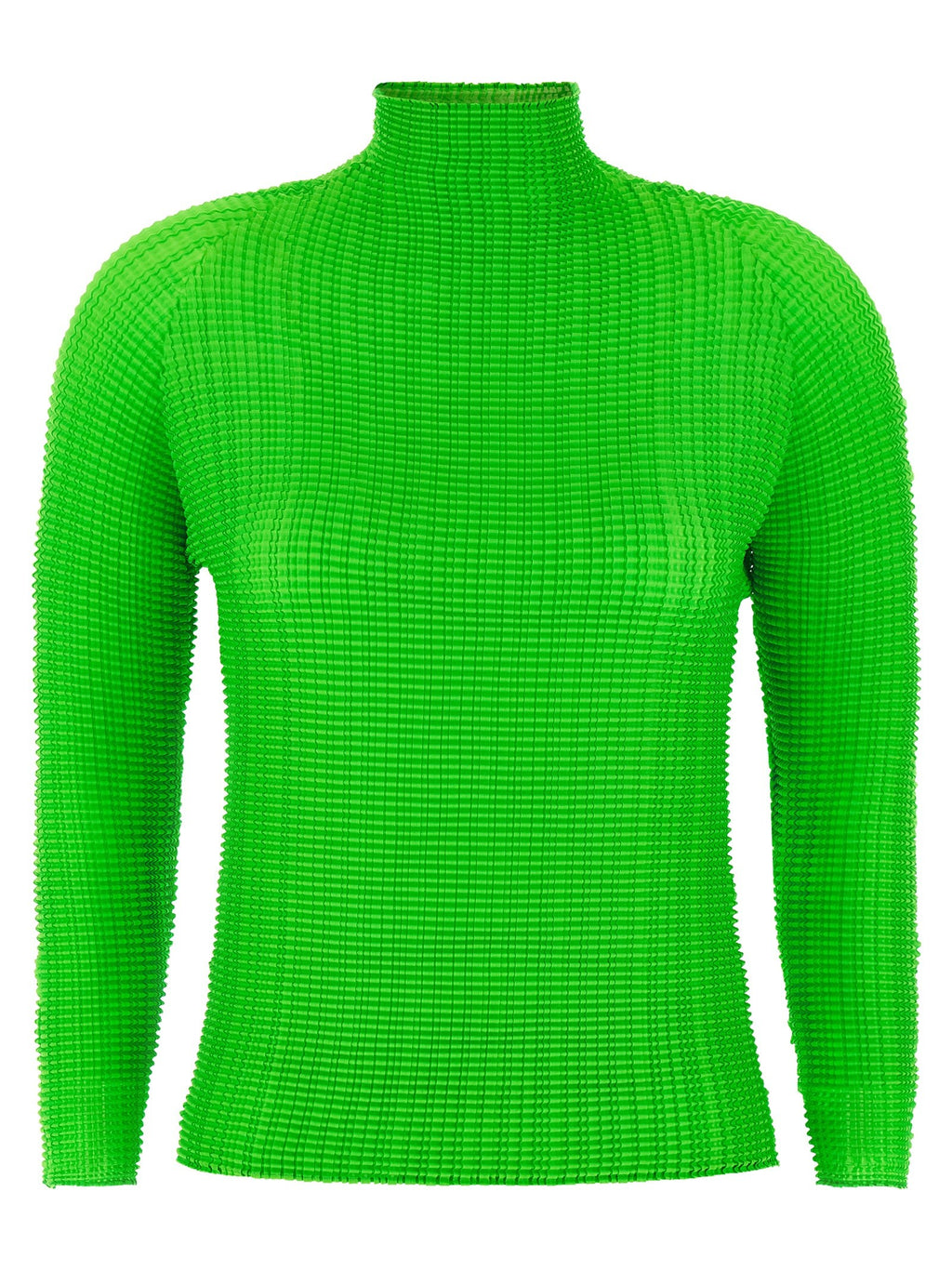 ISSEY MIYAKE Wooly Pleats Blouse Green