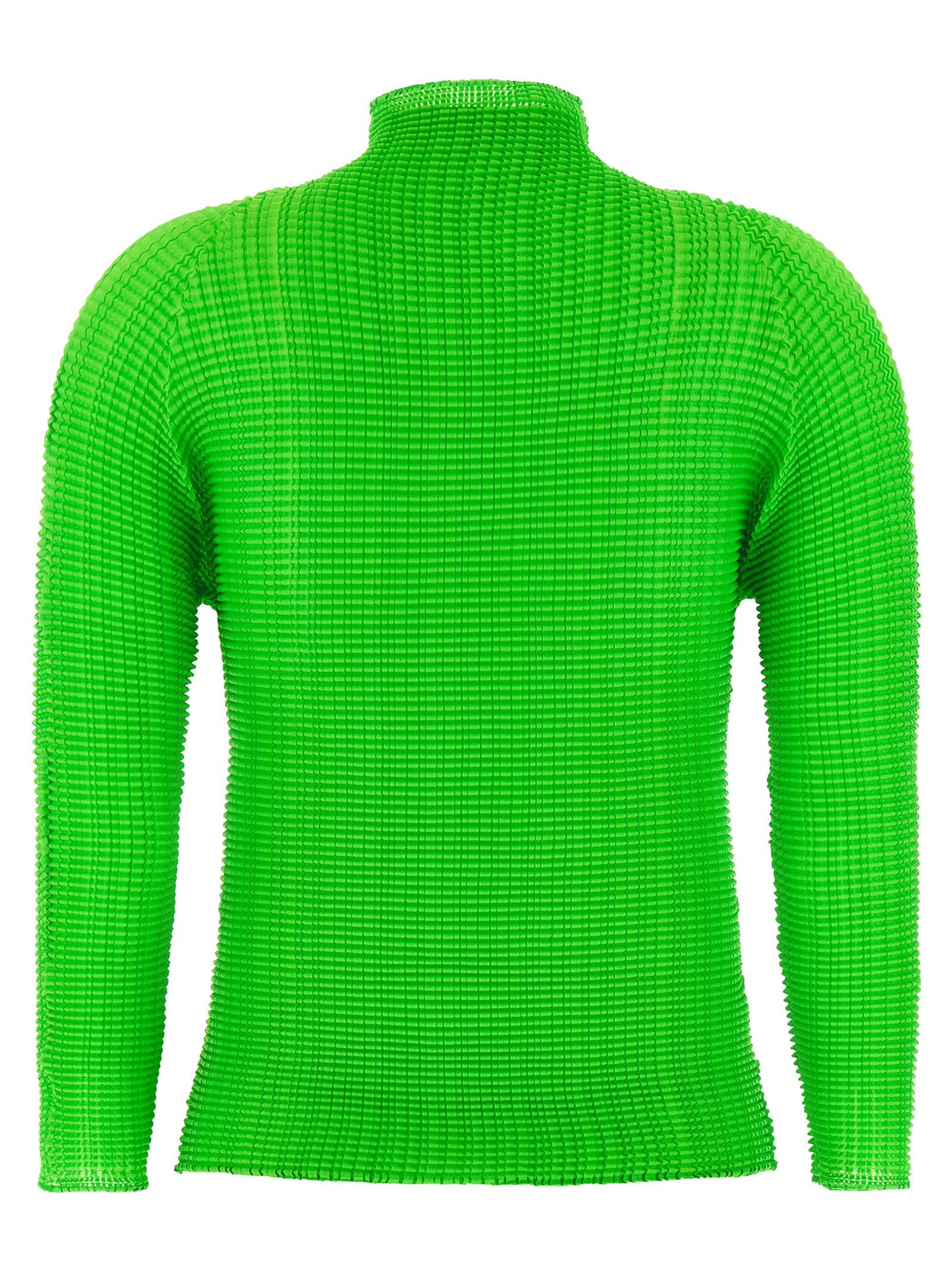 ISSEY MIYAKE Wooly Pleats Blouse Green