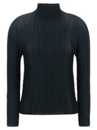 ISSEY MIYAKE Wooly Pleats Blouse Blue