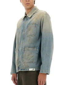 Golden Goose Men's Work Journey MS Mackenzie Jacket Blue