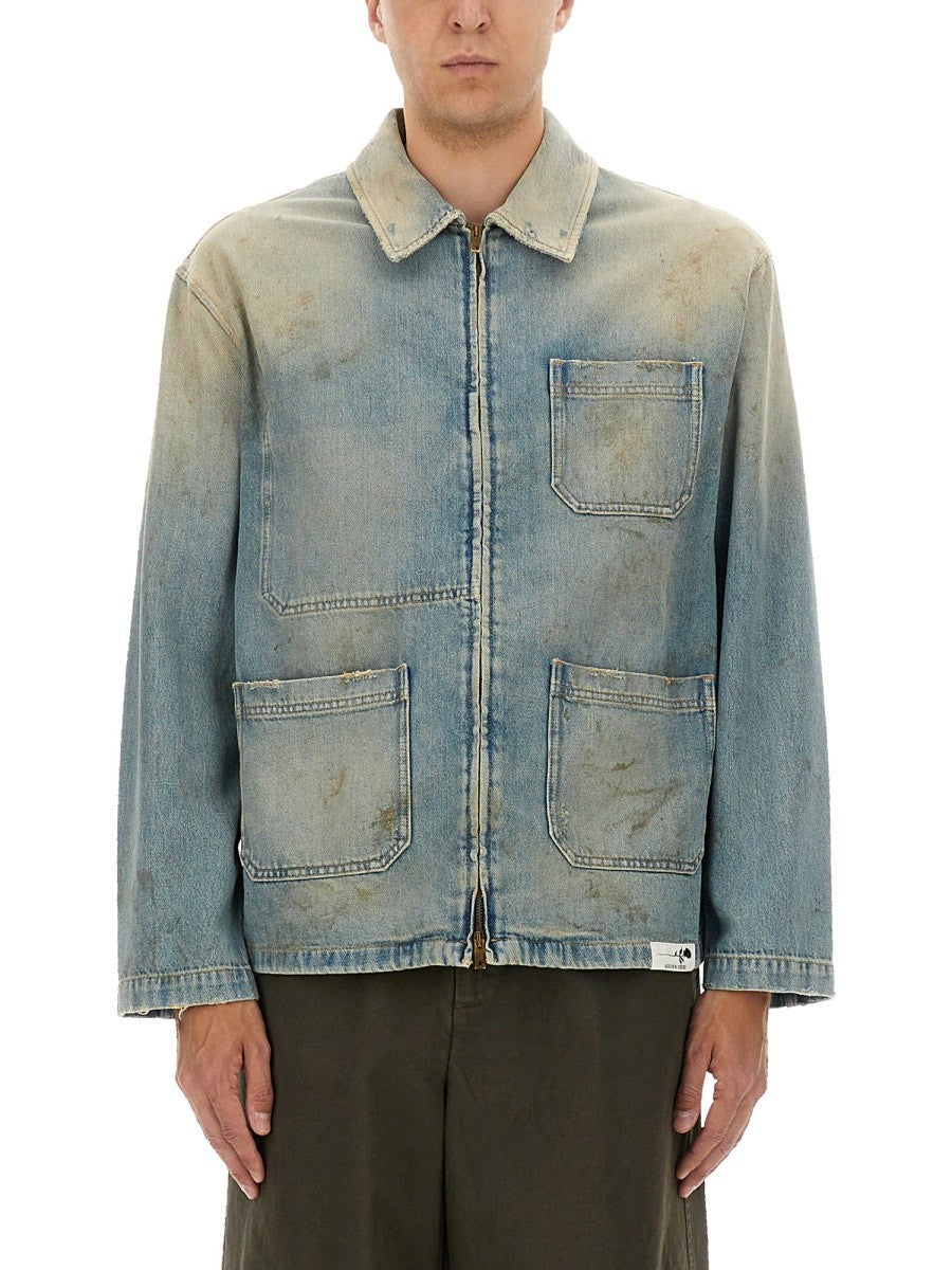 Golden Goose Men's Work Journey MS Mackenzie Jacket Blue