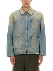 Golden Goose Men's Work Journey MS Mackenzie Jacket Blue