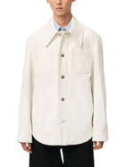 Ami Paris Men's Worker Jacket White, view 2
