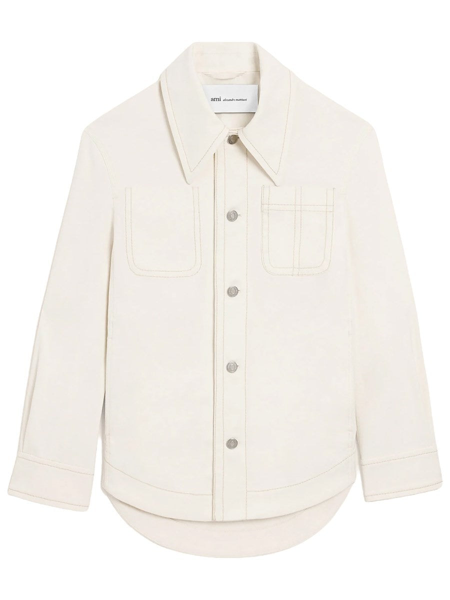 Ami Paris Men's Worker Jacket White