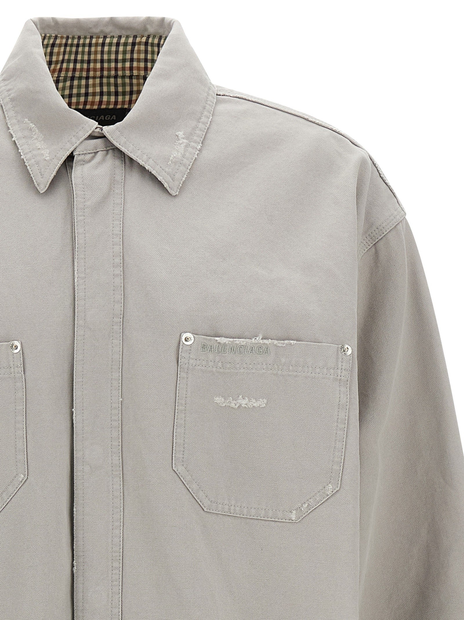 Balenciaga Workwear Overshirt Grey