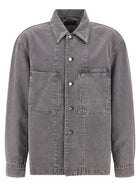 Lemaire Workwear Overshirt Grey