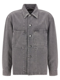 Lemaire Workwear Overshirt Grey