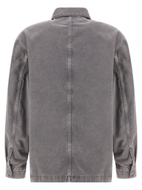 Lemaire Workwear Overshirt Grey, view 2