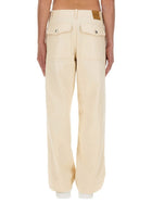 Maison Kitsuné Men's Workwear Pants White, view 3