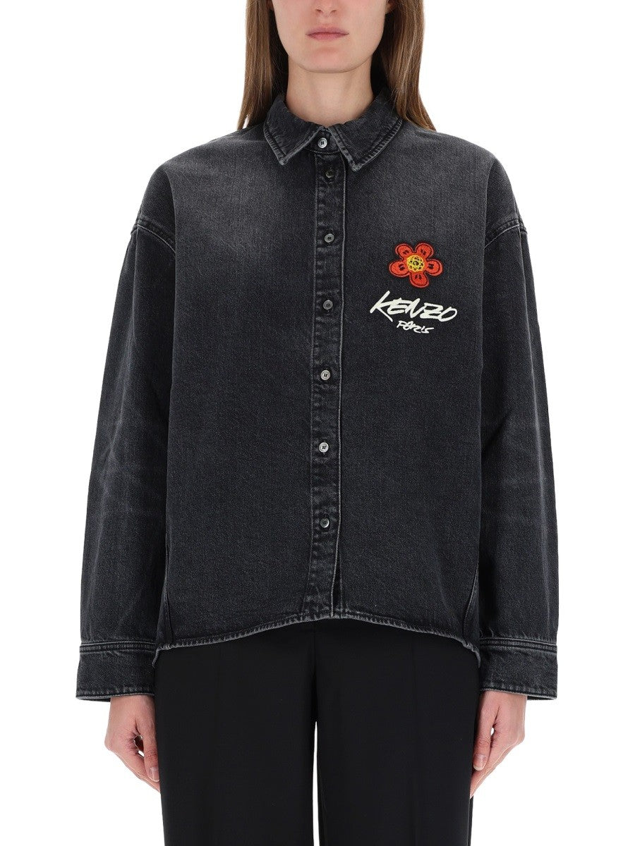 Kenzo Women's Workwear Shirt Black