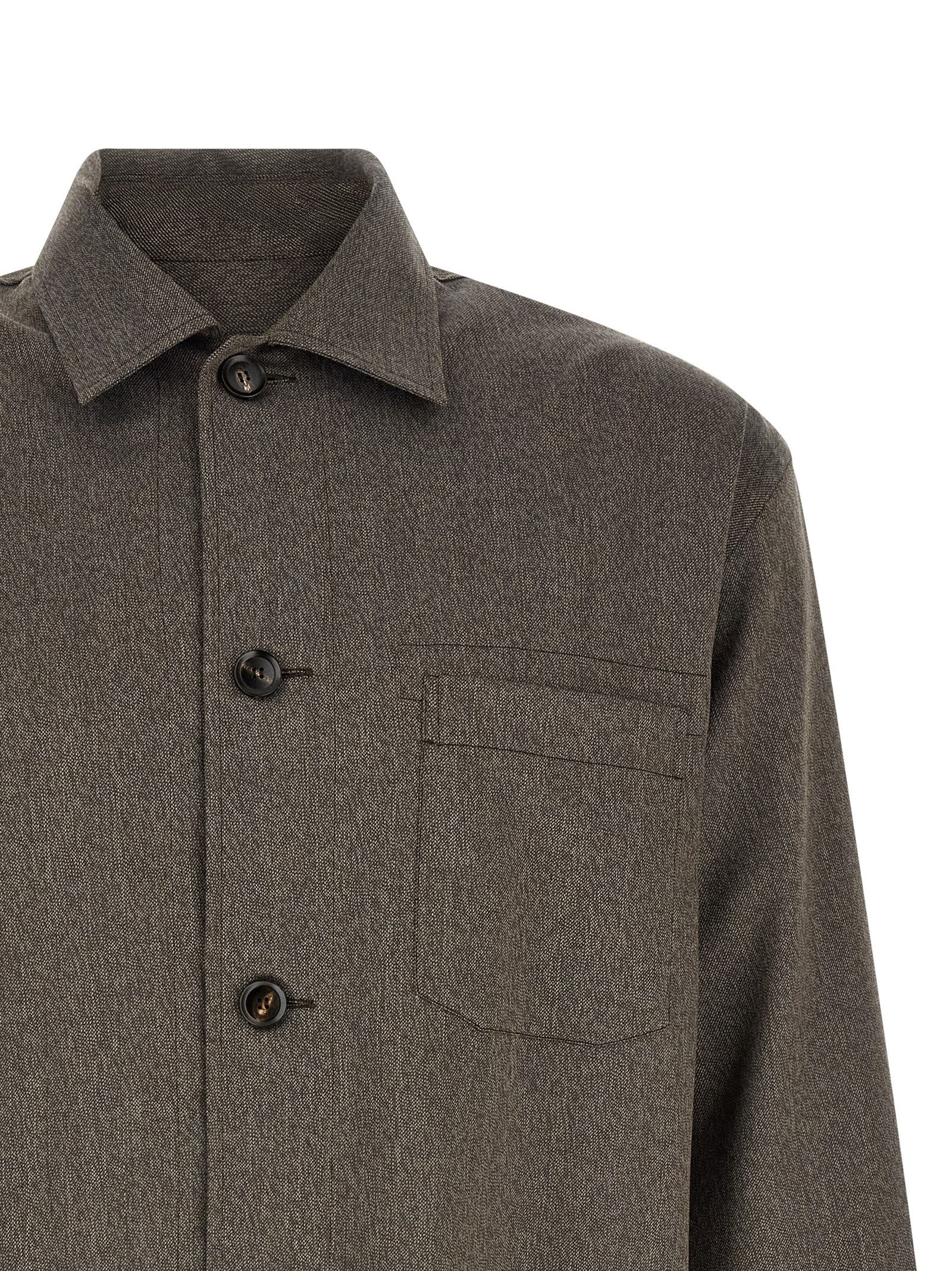 Brioni Workwear Shirt Brown