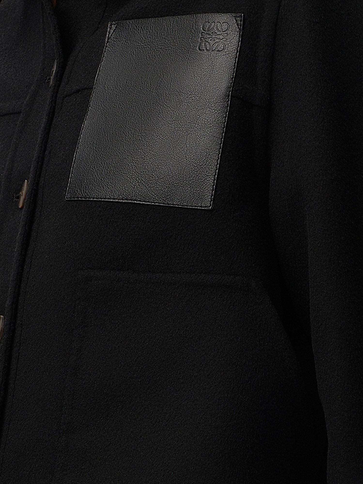 Loewe Women's Workwear Wool and Cashmere Jacket Black