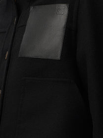 Loewe Women's Workwear Wool and Cashmere Jacket Black