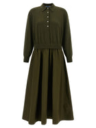 Polo Ralph Lauren Woven Line Dress Green