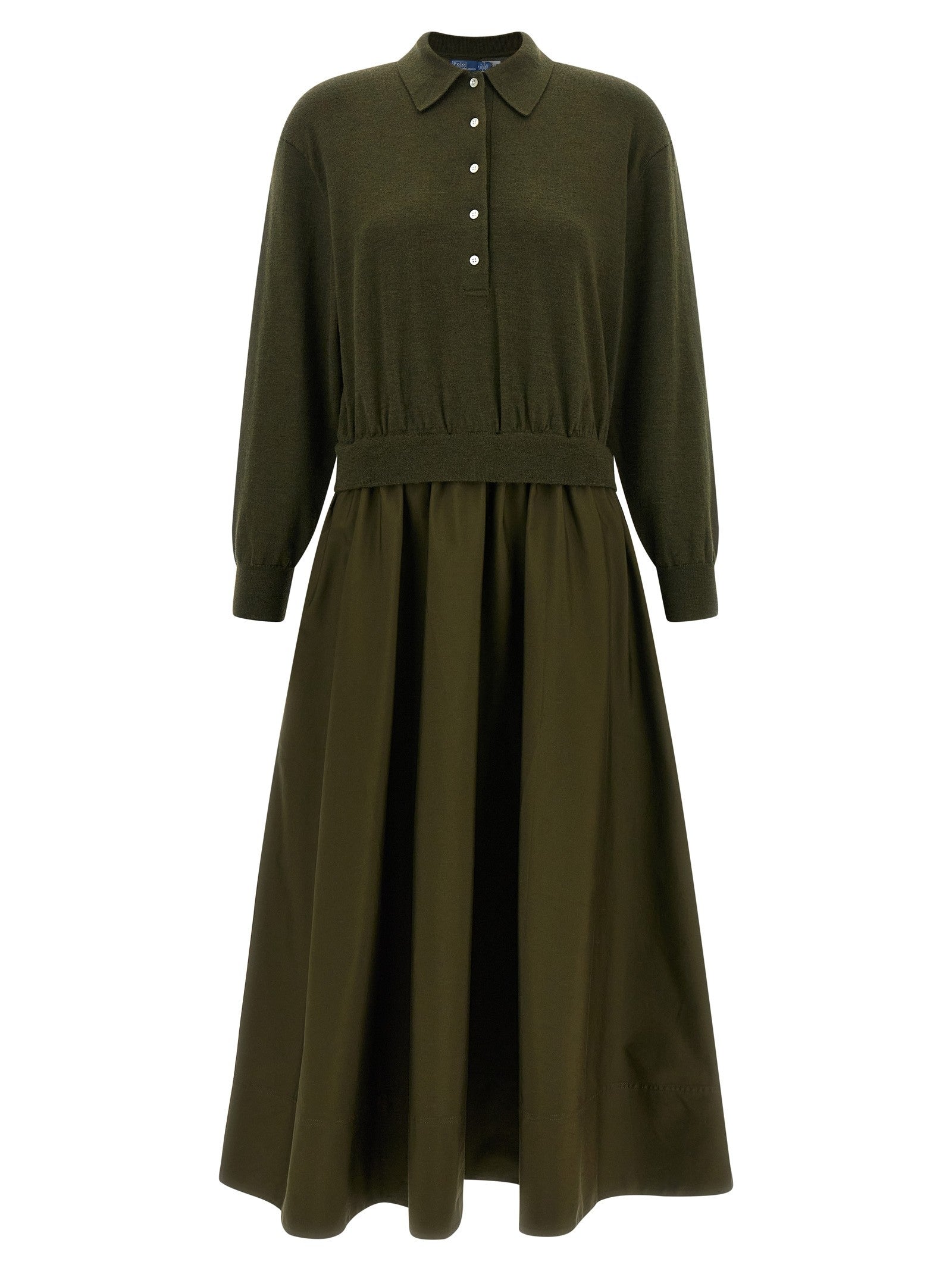 Polo Ralph Lauren Woven Line Dress Green