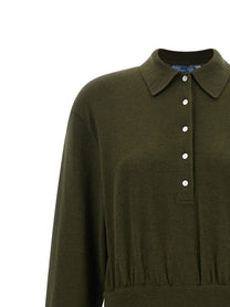 Polo Ralph Lauren Woven Line Dress Green