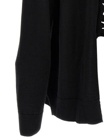 Comme Des Garçons Homme Plus Woven Insert Cardigan Black