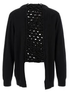 Comme Des Garçons Homme Plus Woven Insert Cardigan Black, view 2