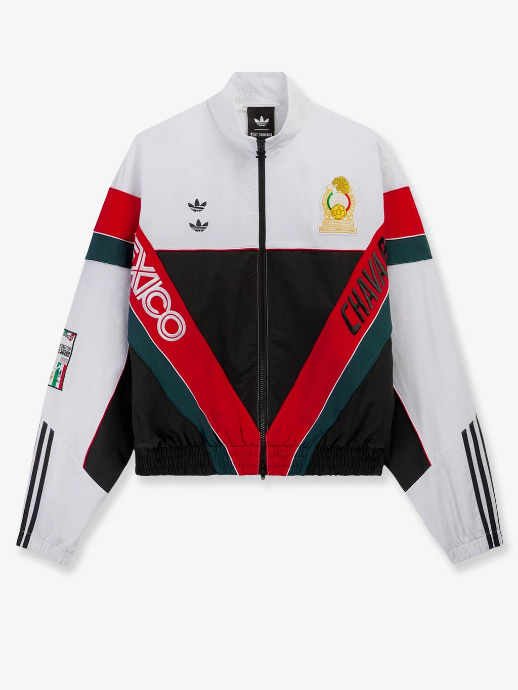 adidas Originals x Willy Chavarria Men's Woven Recycled Polyester Jacket Black