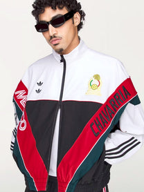 adidas Originals x Willy Chavarria Men's Woven Recycled Polyester Jacket Black, view 4