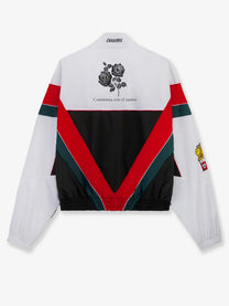 adidas Originals x Willy Chavarria Men's Woven Recycled Polyester Jacket Black, view 5
