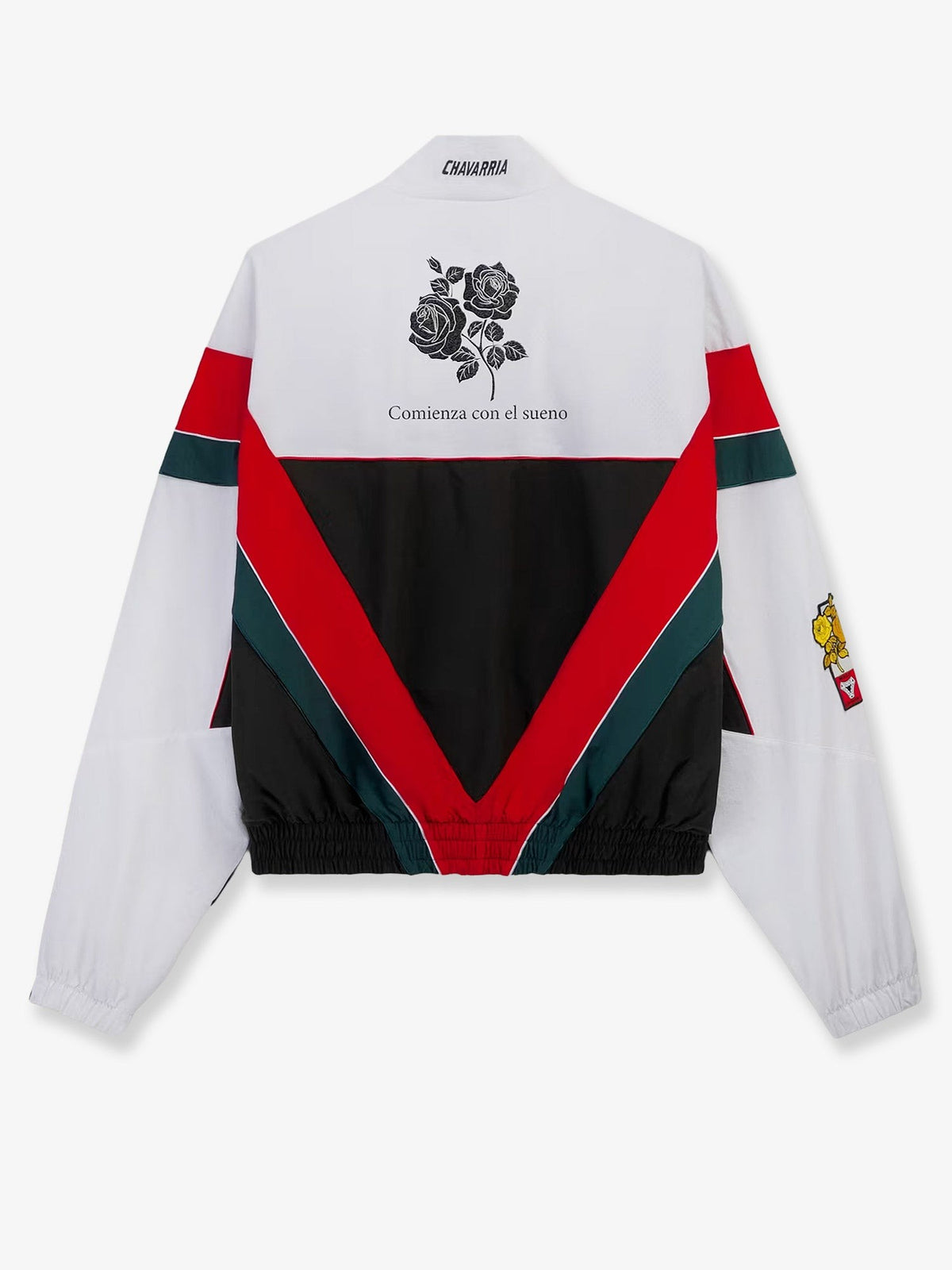 adidas Originals x Willy Chavarria Men's Woven Recycled Polyester Jacket Black, view 5