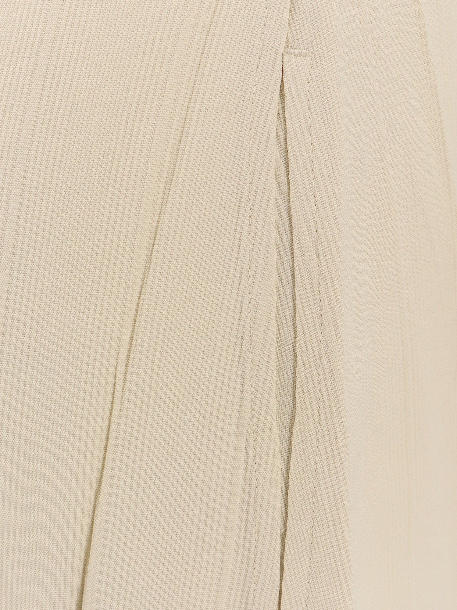 Toteme Women's Woven Stripes Viscose Long Dress White Toteme