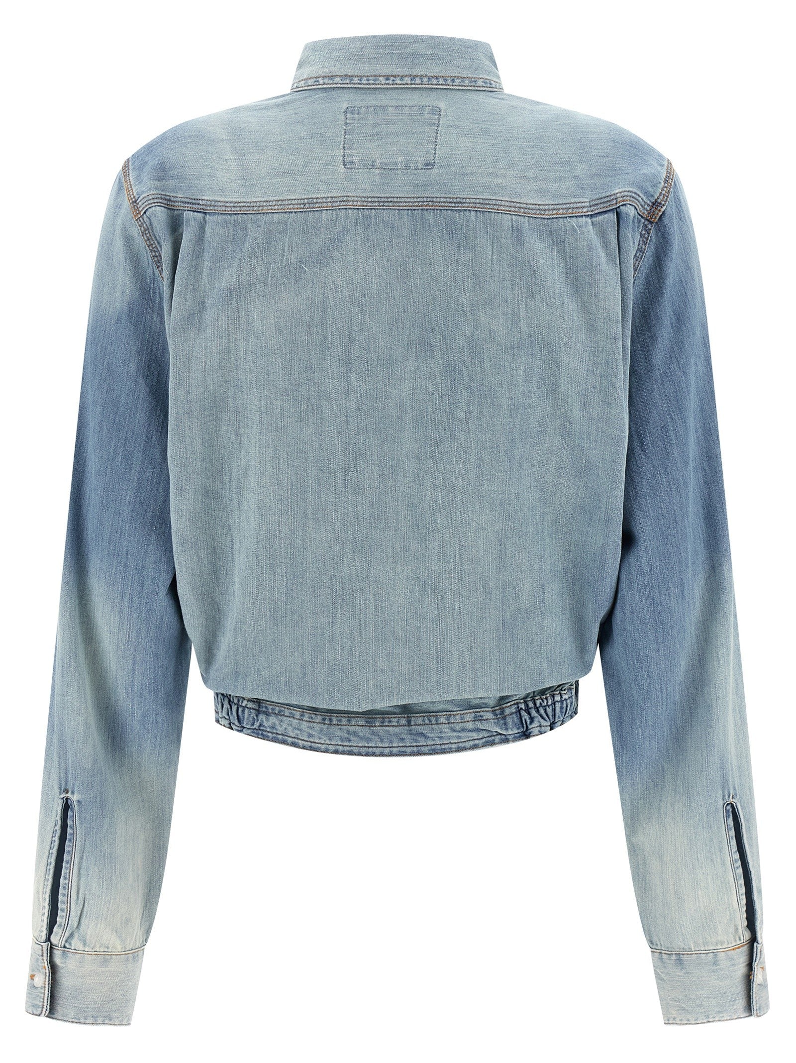 R13 Wrap Around Shirt Blue
