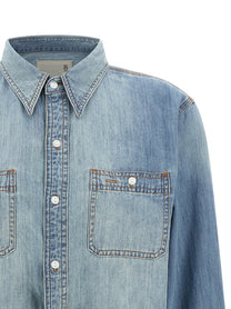 R13 Wrap Around Shirt Blue