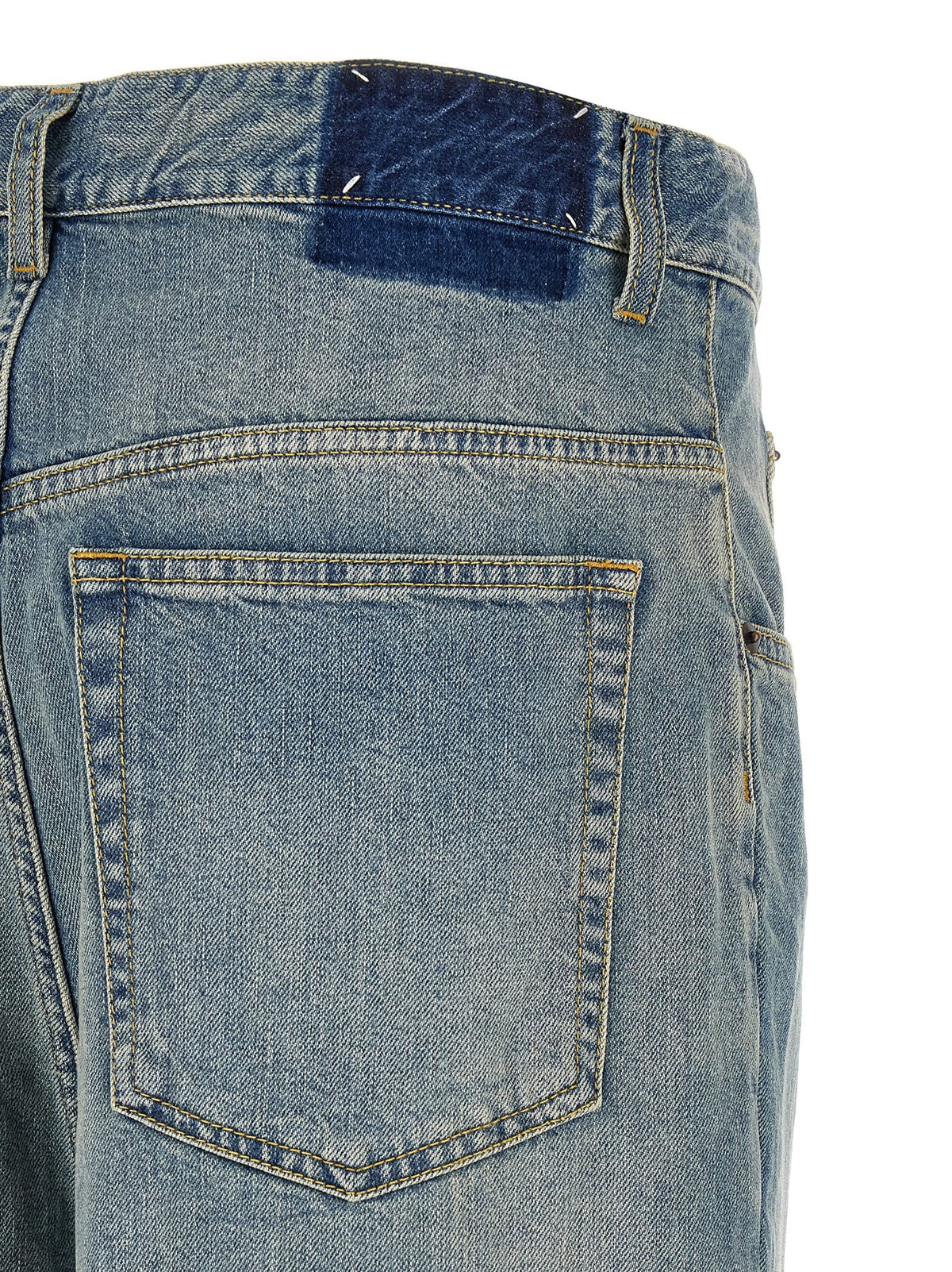 Maison Margiela Wrap Asymmetric Closure Jeans Blue, view 4