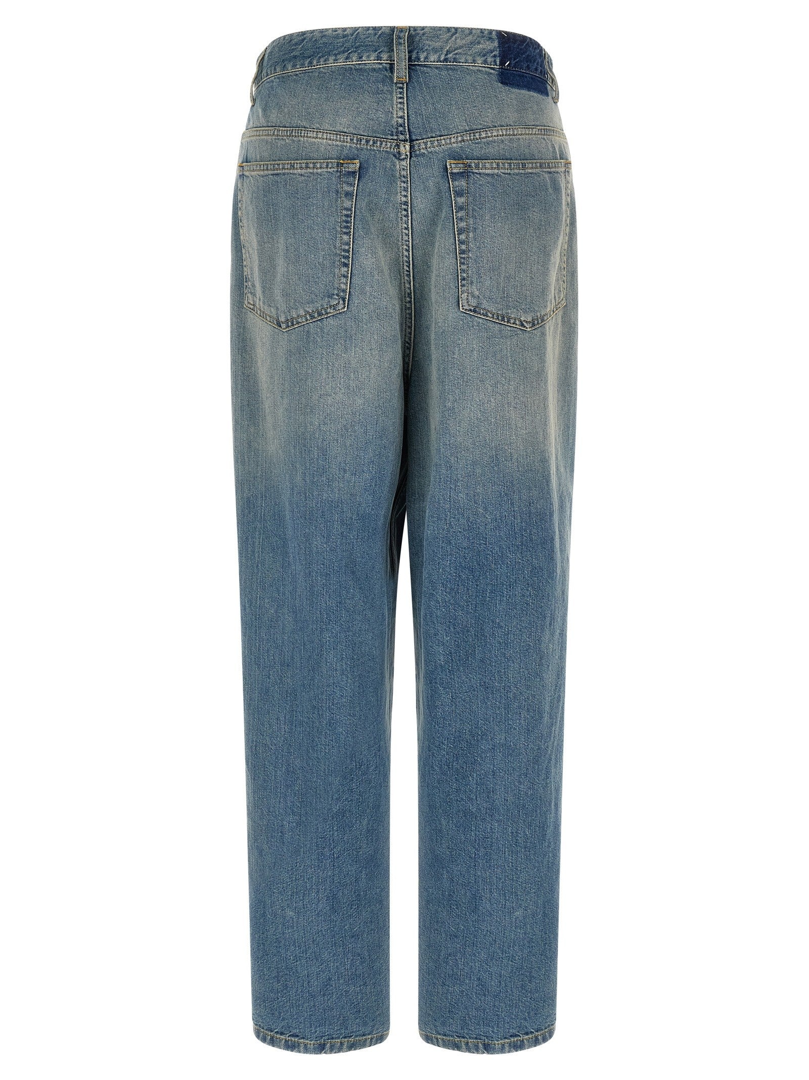 Maison Margiela Wrap Asymmetric Closure Jeans Blue