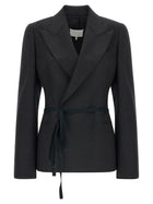 Maison Margiela Wrap Blazer Grey