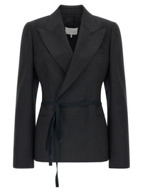 Maison Margiela Wrap Blazer Grey