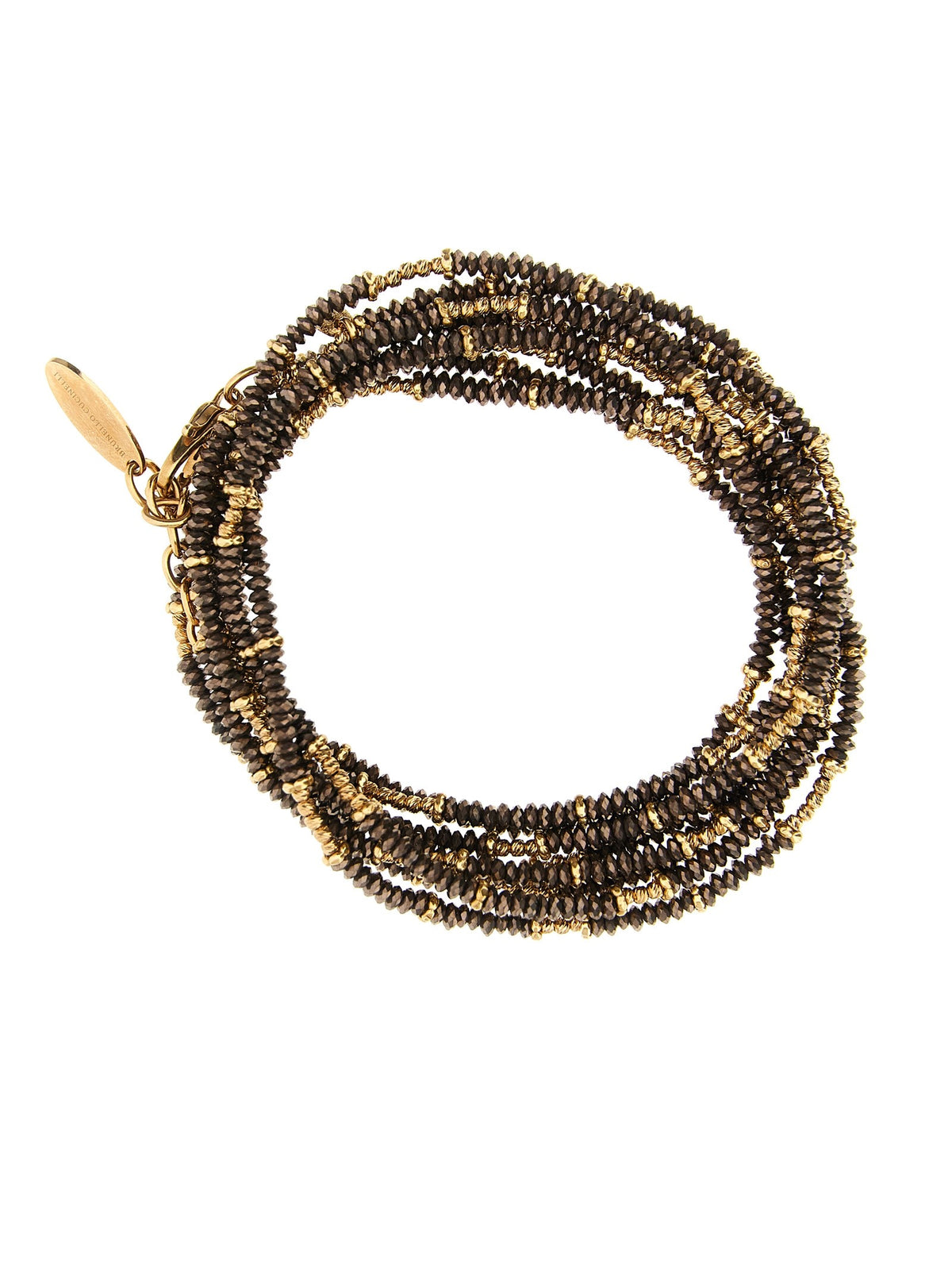 Brunello Cucinelli Wrap Bracelet Brown, view 2