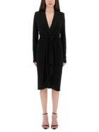 Tom Ford Women's Wrap Dress Black