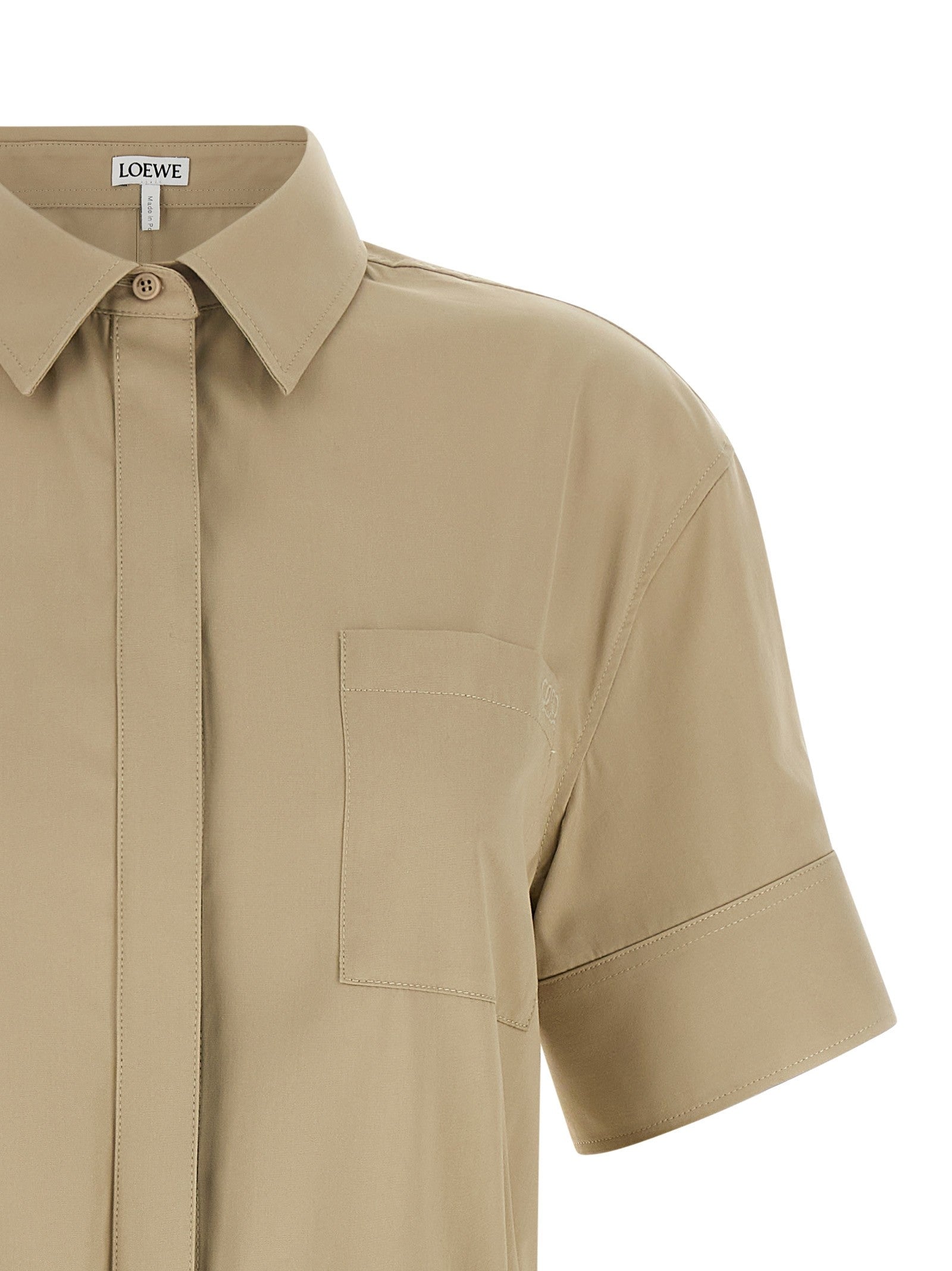 Loewe Wrap Dress Beige