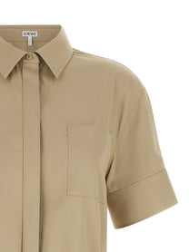 Loewe Wrap Dress Beige