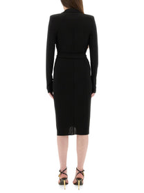 Tom Ford Women's Wrap Dress Black