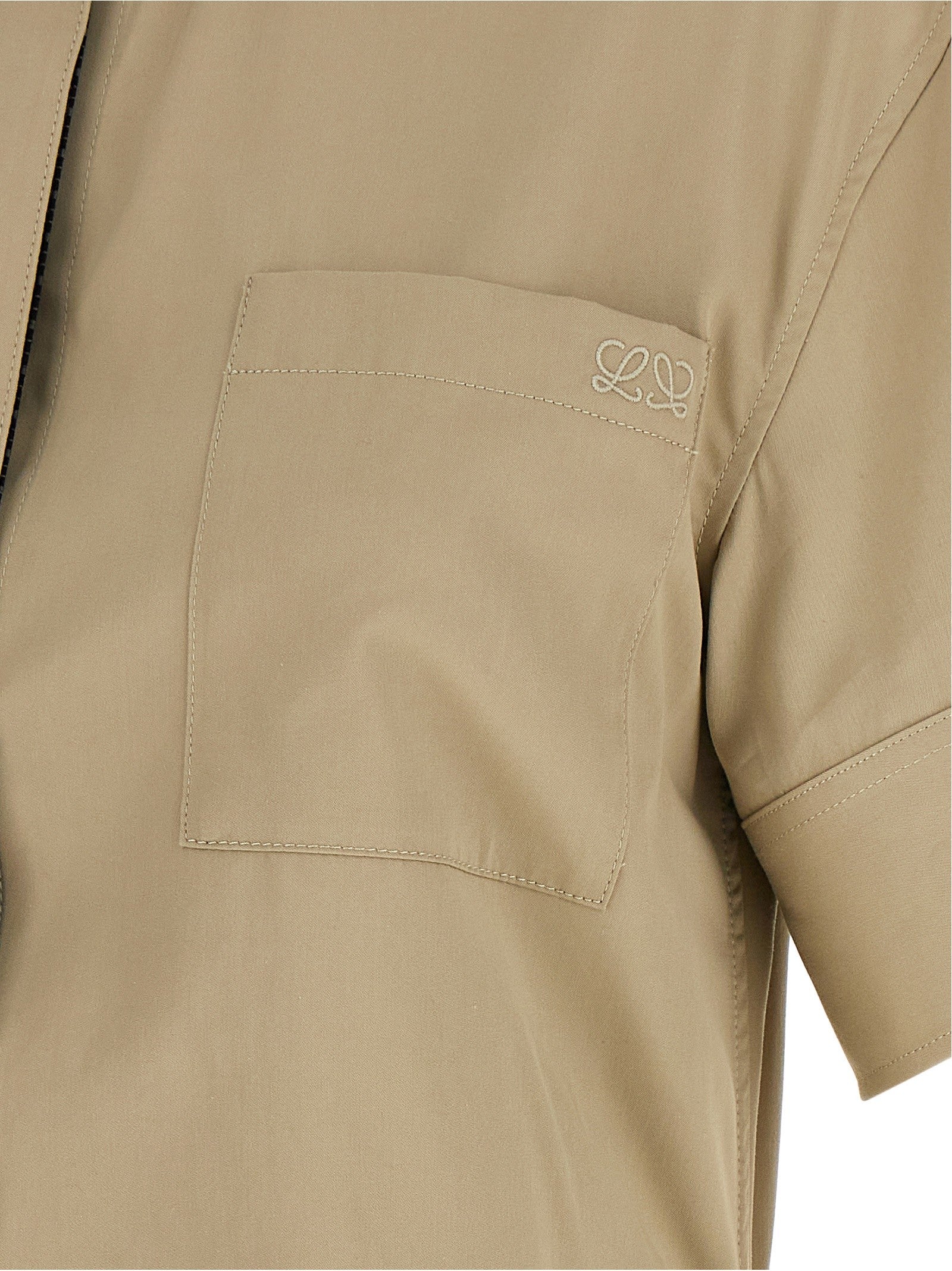 Loewe Wrap Dress Beige
